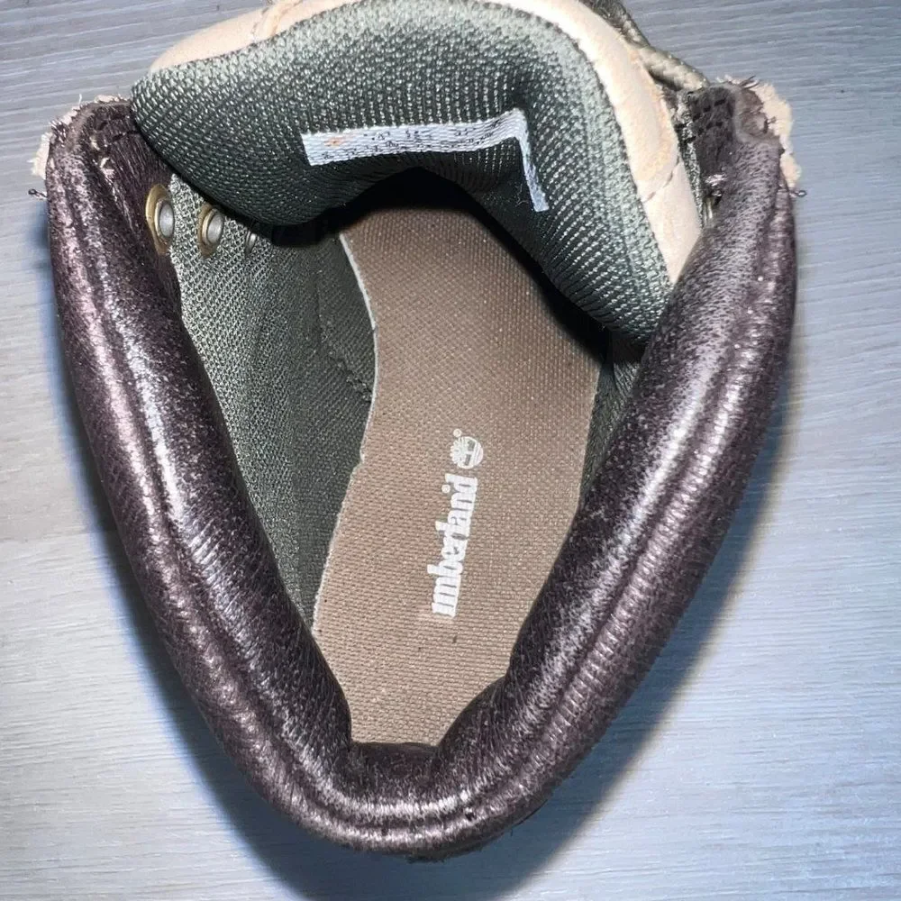 Timberland Field Boots Tan Leather A1026 Toddler 13‎